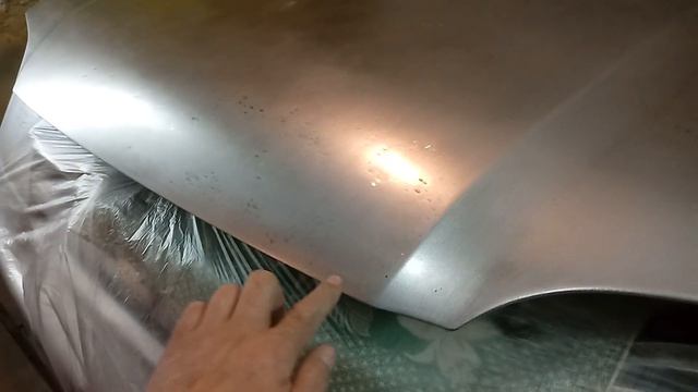 Покраска КАПОТА Нива Chevrolet Зачистка до металла.