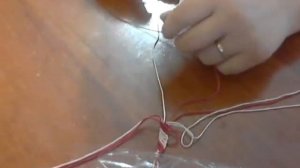 фенечки из мулине! Для начинающихся! оценивайте! урок 1