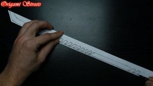 Как сделать Второй Клинок Танжиро из бумаги