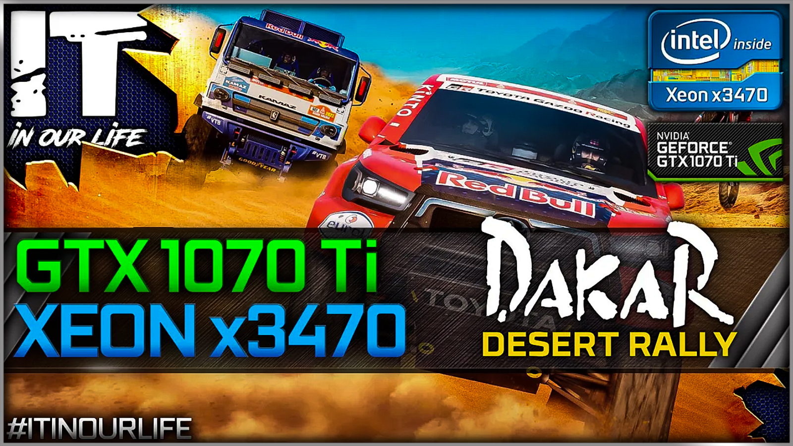 Dakar Desert Rally - Xeon x3470 + GTX 1070 Ti | Gameplay | Frame Rate Test | 1080p