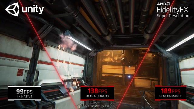 AMD FidelityFX Super Resolution: Unity HDRP FSR Performance Demo