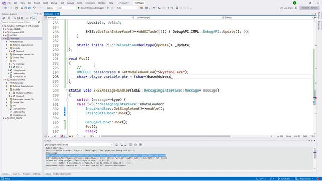 SKSE modding tutorial #5: Accessing global variables and changing function code смотреть онлайн