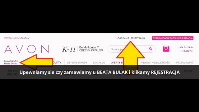 Jak szybko zarejestrowac sie w AVON смотреть онлайн