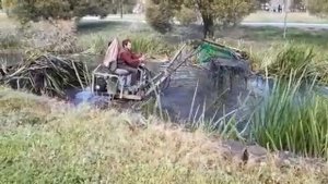 Мытищи. Очистка участка русла реки Яуза. https://chistka-pruda.ru/,
