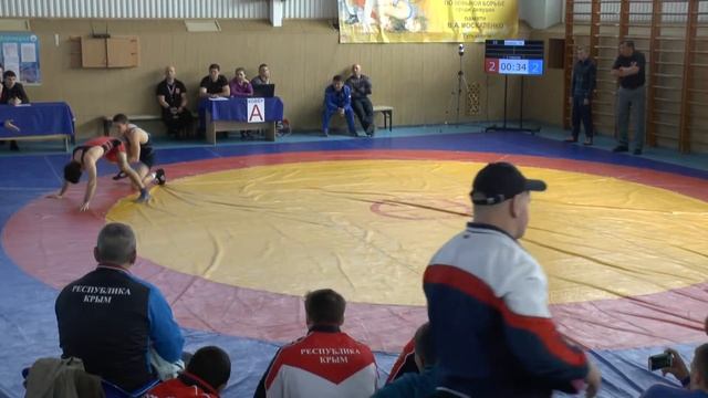 55 кг Сафаров Кемран (Белореченск) – Сальмурзаев Казбек (Крым) смотреть онлайн