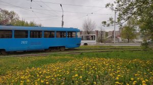 ФА БАШКИРИЯ транспорт 12 мая 2024 черниковка кольцо ваз тополя уфимский трамвай татра
