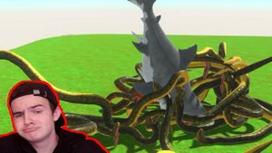 Анаконды против Мегалодона | Кто сильнее? Animal Revolt Battle Simulator