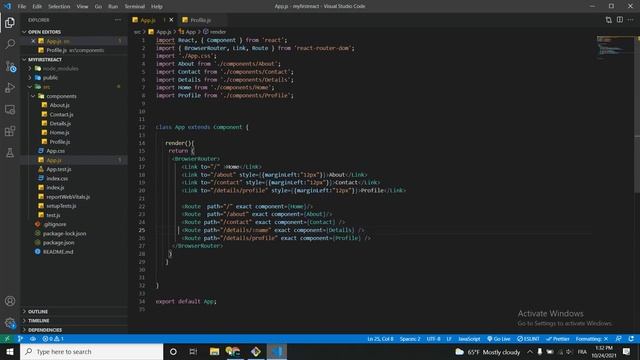 29 React js Routers | How we use switch ? | And why we use Switch Tags ? | كيفية إستعمال Switch
