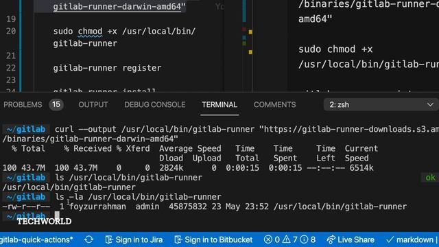 #8 How to install and configure Gitlab Runner on Mac and Linux | Gitlab Tutorial смотреть онлайн