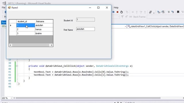 WinForm Tutorial Using C# 15 - CRUD Operations on MS Access Using C# and ADO NET OleDb