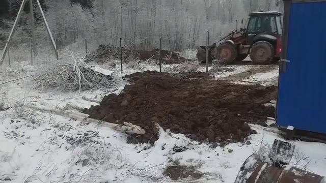 отсыпка участка (болото) грунтом
