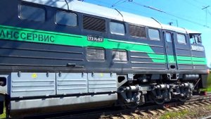 Тепловоз 2ТЭ116-831 "БалтТрансСервис" на манёврах по станции Манихино 2, БМО