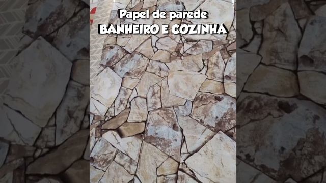 Papel de parede para banheiro e cozinha #pontodasvariedadespoa смотреть онлайн