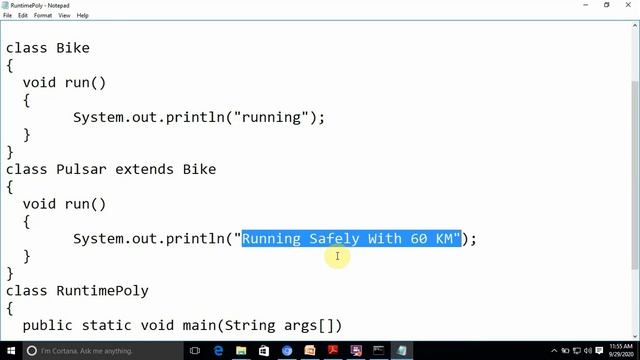Java Programming (Runtime Polymorphism in Java) смотреть онлайн