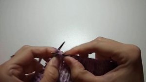 Простой снуд круговыми спицами.