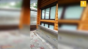 Утепление фундамента дома утеплителем ТЕПОФОЛ.