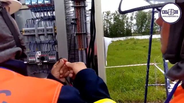 Работа с прибором ПКВ/М7 в отборочных соревнованиях ПАО "ФСК ЕЭС" на выключателе HPL-245 (ABB) смотреть онлайн