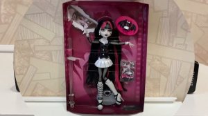 Обзор Монстер Хай Рил Драма Дракулаура / Monster High Reel Drama Black and White Draculaura