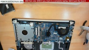 Dell inspiron 17 7000 series 7737 p24e laptop charge port power jack repair fix charging connector