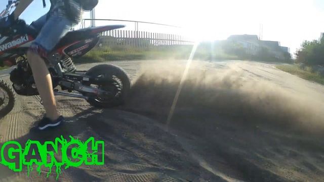 Покатушки на питбайке Ирбис Ттр110 и Omax 250 смотреть онлайн