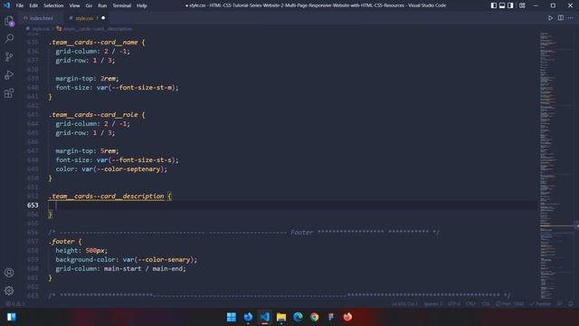 HTML-CSS Tutorial Lesson 129: Styling Team (Website #2 part-14) смотреть онлайн