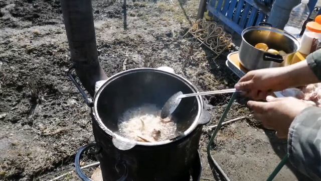 Казан-кебаб из курицы. смотреть онлайн