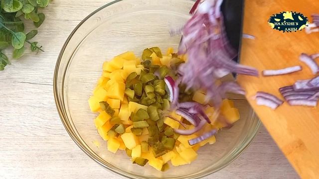 Салат Простушка (вкусный и простой салат в пост)