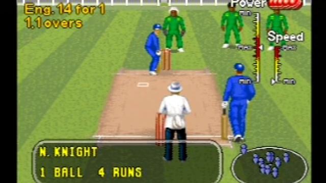 Brian Lara 96 Cricket SEGA MegaDrive. Gameplay