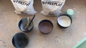 Мастер-класс: подсвечник из акрилового гипса Фрипласт Аква в стиле зебра