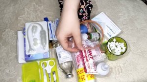 Аптечка для новорожденного. Только самое необходимое. Лекарства для ребенка. Первая аптечка
