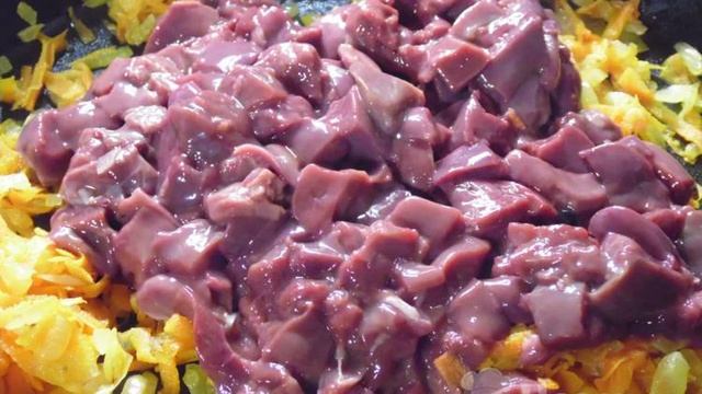 Салат из куриной печени в тарталетках на Новый год