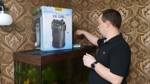 #Tetra #внешнийфильтр #аквариум Внешний фильтр Tetra EX 1200 Plus  замена наполнителей