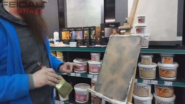 Эффект патинированной бронзы, ржавчины или дымки, это просто. С новым материалом от FEIDAL. смотреть онлайн