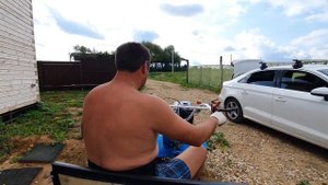 Дача. Лесовозы. Перевозим лес мотоблоком Нева-МБ23 и телега ТМ-360/2.