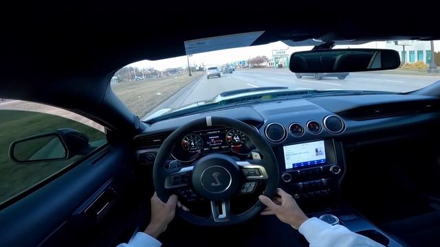 (POV) Tunnel Pulls In My 2022 SHELBY GT500! (Stock Exhaust) смотреть онлайн