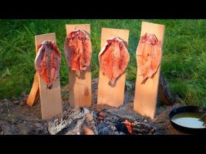 РЫБА ФОРЕЛЬ НА КОСТРЕ. ИДЕАЛЬНЫЙ РЕЦЕПТ ДЛЯ РЫБАЛКИ.
