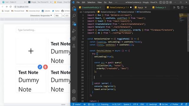 Display notes Data from Firestore using React App? | Visualization Through Code at @techroof смотреть онлайн