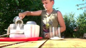 Молочный коктейль с черникой. Ну ооочень вкусно!!!