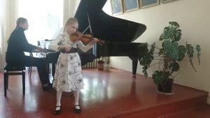 Буга Єва, 8 років, скрипка, "Романс" З. Багиров