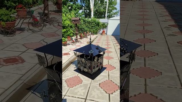 Дымник , кованый колпак на трубу. смотреть онлайн