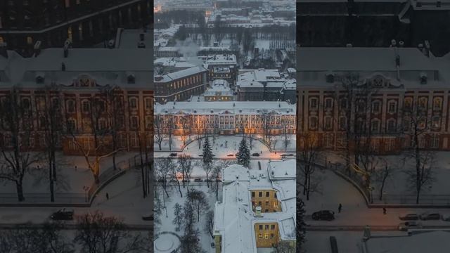 Прекрасный зимний Санкт-Петербург #путешествия #travel #россия #питер #санктпетербург смотреть онлайн