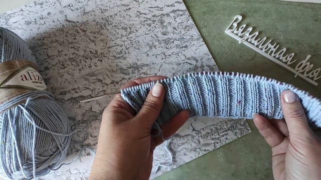 Триостарты 2022 июнь 3 старт. Жилет из Alize cotton gold tweed/