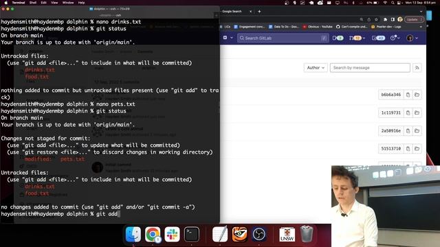 COMP1531 22T3 - 1.2 - ? Git Solo Usage смотреть онлайн