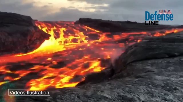 ?Spectacular Explosion: Hawaii's Largest Mauna Loa Volcano Erupts Like a Bomb смотреть онлайн