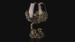 Бокал для коньяка Охота на кабана (серия Премиум)