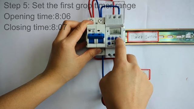 Model AHC15A 35mm Din rail programmable timer switch смотреть онлайн