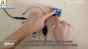 Dc12v 10a 2ch переключатель дистанционного управления беспроводной приемник релейный модуль для rf