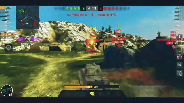 Настоящий ТТвод сел за Е-75, и показал мастер класс. смотреть онлайн