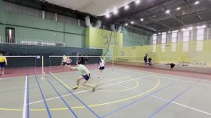 Осенний открытый турнир по бадминтону на базе ЦРДС Зенит. Амерханов/Лунина-Корытин/Железнова(3игра)