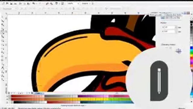 Corel Draw Chicken Vektor смотреть онлайн